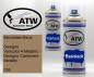 Preview: Mercedes-Benz, Designo Varicolor 4 Metallic / Designo Cashmere Metallic, 036: 400ml Sprühdose + 400ml Klarlack - Set, von ATW Autoteile West.